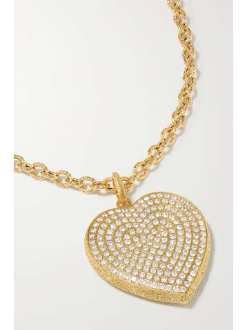 CAROLINA BUCCI Cuore Florentine 18-karat gold diamond necklace