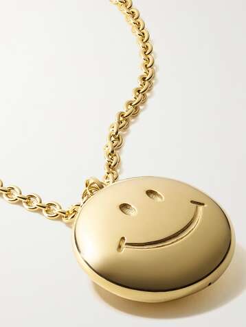 LAUREN RUBINSKI 14-karat gold necklace