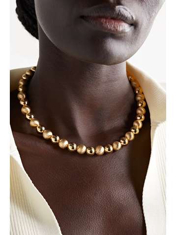 LAUREN RUBINSKI 14-karat gold necklace