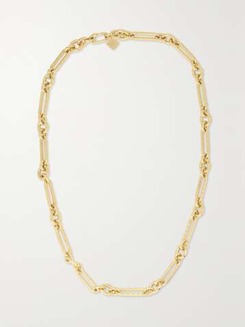 LAUREN RUBINSKI 14-karat gold necklace
