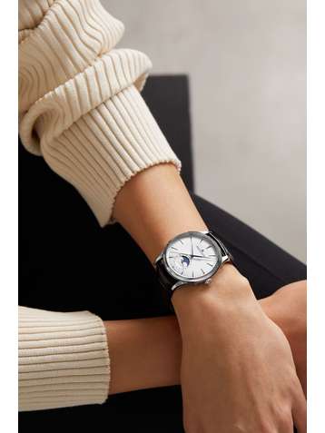 JAEGER-LECOULTRE Master Ultra Thin Moon Automatic 39mm stainless steel and alligator watch