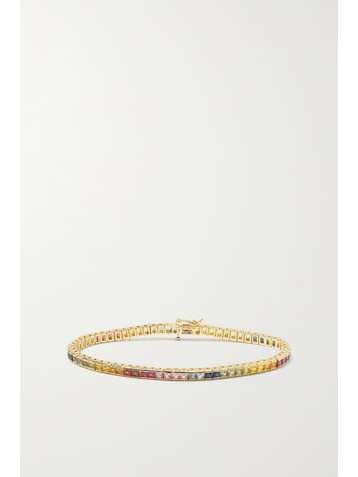 MATEO 14-karat gold sapphire bracelet