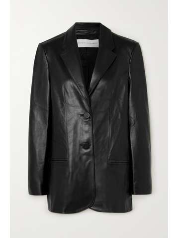 MICHAEL LO SORDO Boy leather blazer