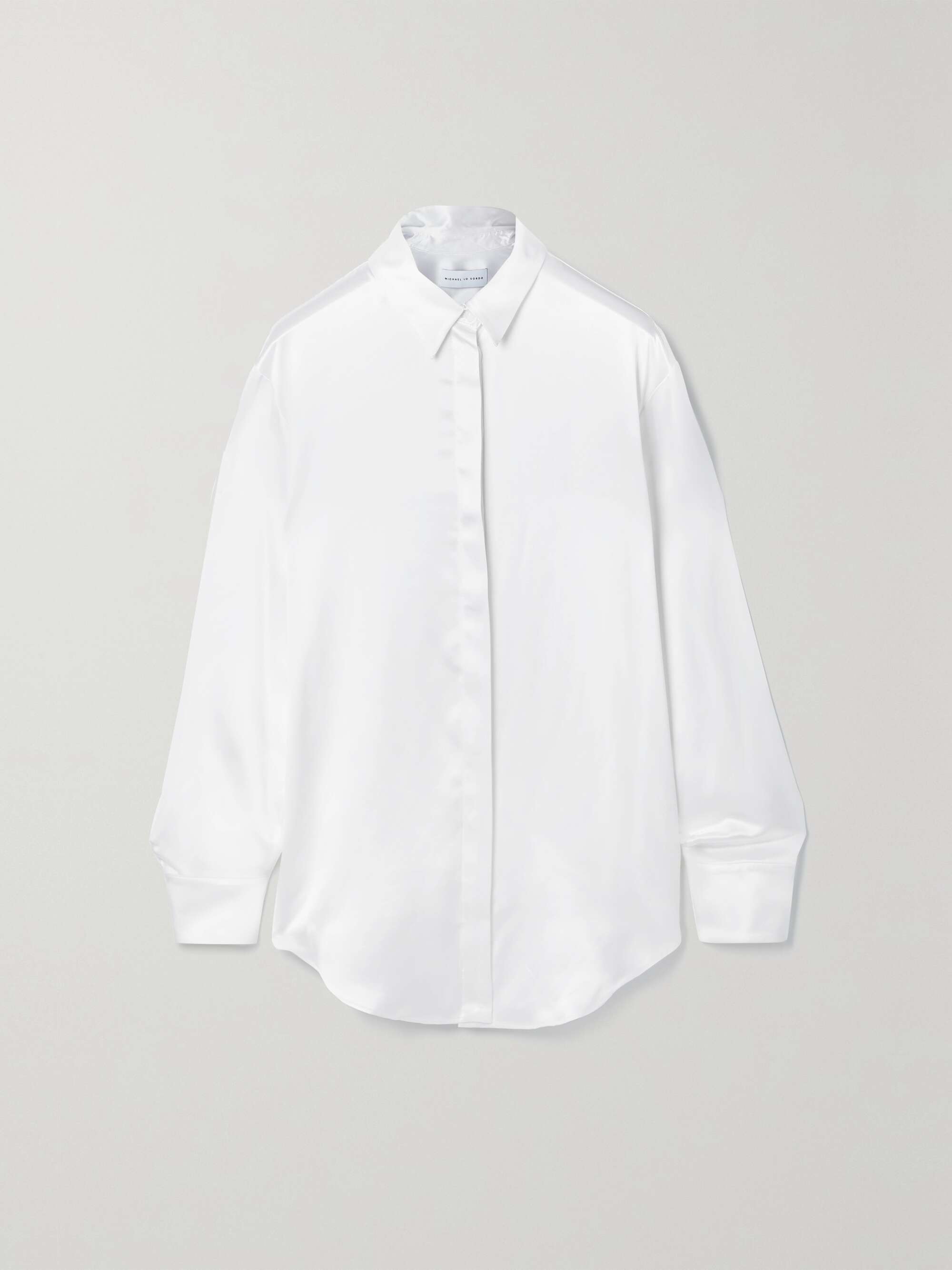 Boy silk-satin shirt | MICHAEL LO SORDO 