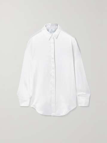 MICHAEL LO SORDO Boy silk-satin shirt
