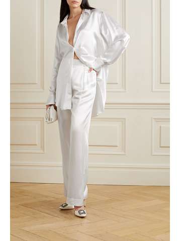 MICHAEL LO SORDO Boy silk-satin shirt