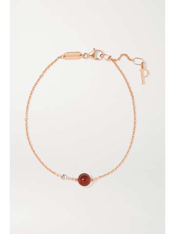 PIAGET Possession Armband aus 18 Karat Roségold mit Karneol und Diamant