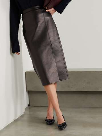 SALVATORE FERRAGAMO Viva Ballerinas aus Leder mit Schleife