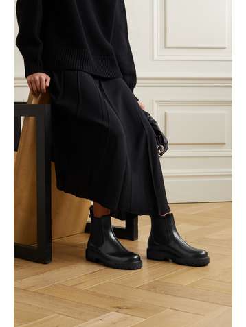 SALVATORE FERRAGAMO Bottines chelsea en cuir Varsi