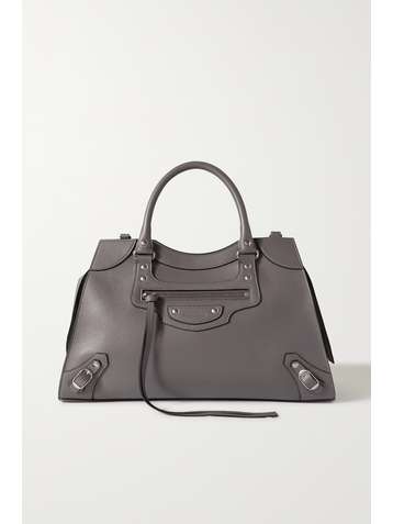 BALENCIAGA Neo Classic City medium textured-leather tote