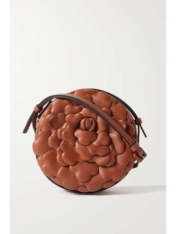 VALENTINO Valentino Garavani 03 Rose Edition Atelier leather shoulder bag