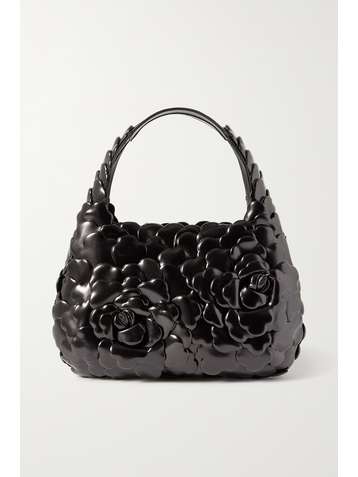 VALENTINO Valentino Garavani 03 Rose Edition Atelier small leather tote