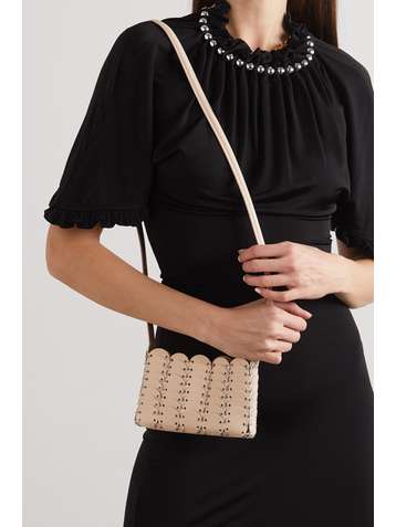 PACO RABANNE Leather shoulder bag