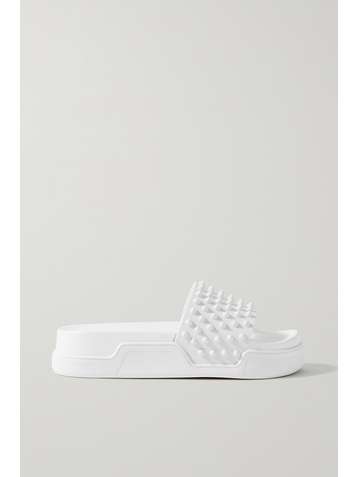 CHRISTIAN LOUBOUTIN Pool Fun Donna 35 spiked leather slides