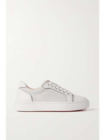 CHRISTIAN LOUBOUTIN Vierissima perforated leather sneakers