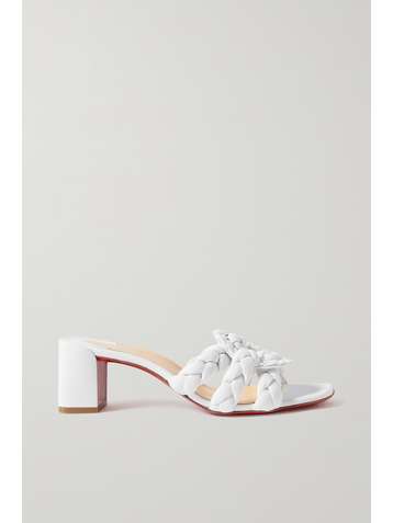 CHRISTIAN LOUBOUTIN Marmela 55 braided leather mules
