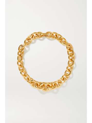 SAINT LAURENT Gold-tone necklace
