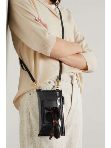 ANYA HINDMARCH Everything leather-trimmed TPU and recycled shell shoulder bag