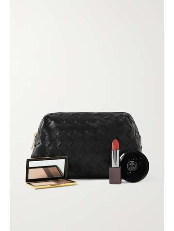 BOTTEGA VENETA Intrecciato medium leather cosmetics case