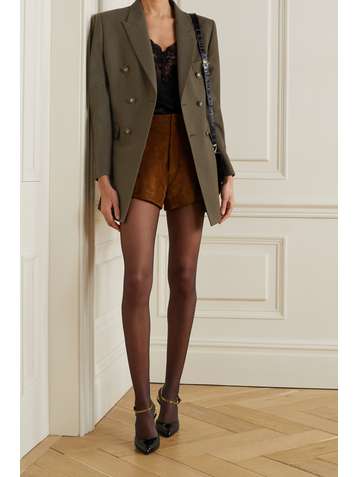 SAINT LAURENT Blazer à double boutonnage en laine