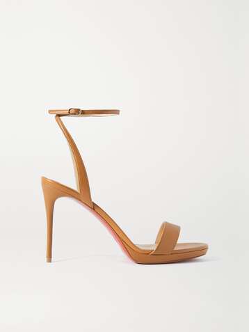 CHRISTIAN LOUBOUTIN Loubi Queen 100 leather sandals