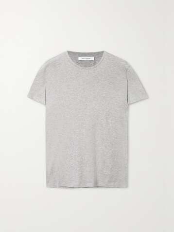 NINETY PERCENT Jenna organic cotton-jersey T-shirt