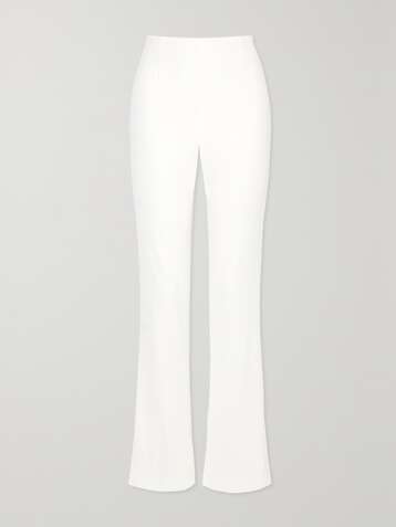 GALVAN Stretch-crepe skinny pants
