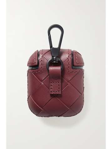 BOTTEGA VENETA Intrecciato leather AirPods case