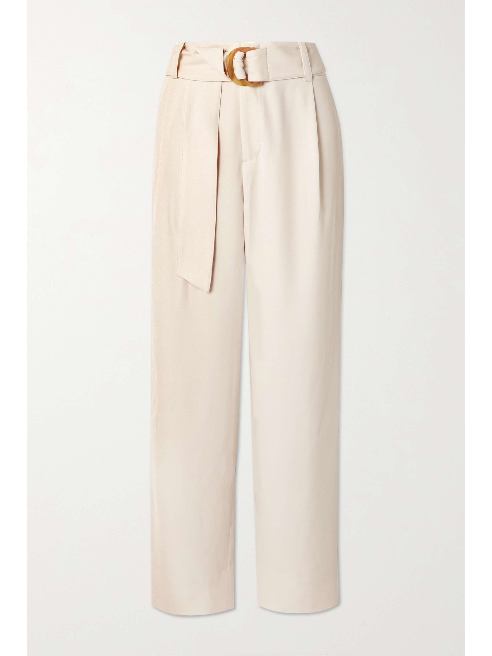 Off-white Belted twill tapered pants 