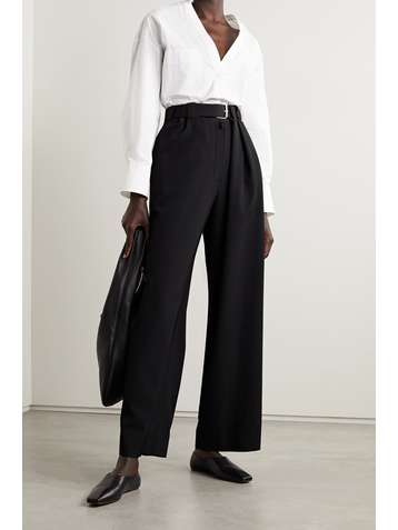 CO Cotton-blend poplin blouse