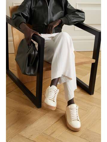 BOTTEGA VENETA Leather platform sneakers