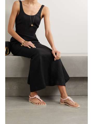 VALENTINO Valentino Garavani Go Logo rubber sandals