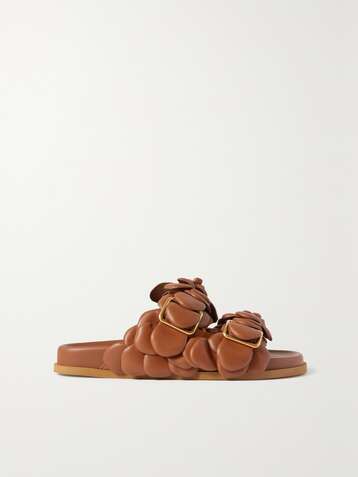 VALENTINO Valentino Garavani 03 Rose Edition Atelier leather sandals