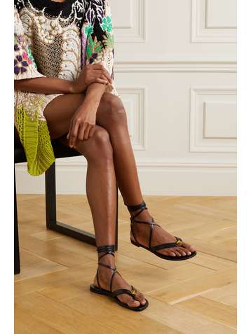 VALENTINO Valentino Garavani Upstud Sandalen aus Leder