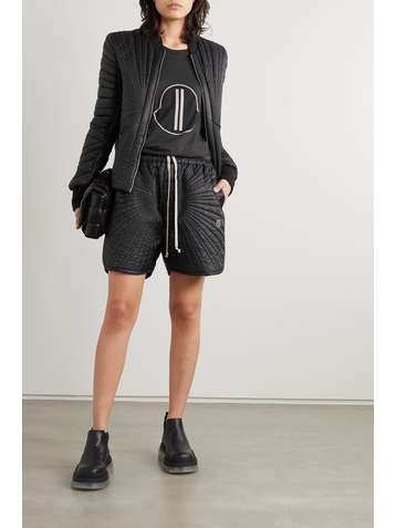 MONCLER + RICK OWENS Printed cotton-jersey T-shirt