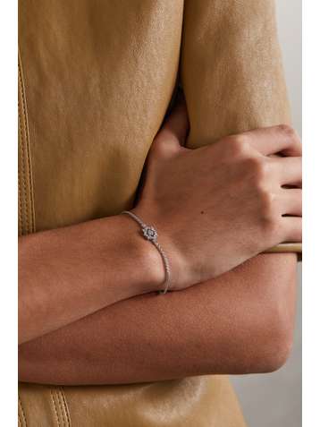 BUCCELLATI Carlotta Armband aus 18 Karat Weißgold mit Diamanten