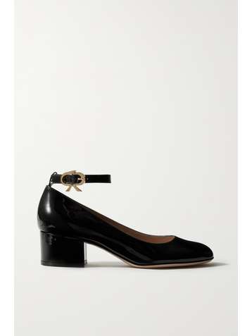 GIANVITO ROSSI Ribbon 45 Pumps aus Lackleder
