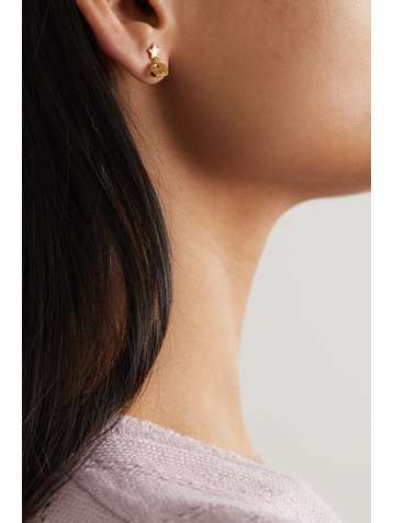 GUCCI GG Running 18-karat gold earrings