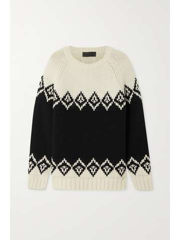 NILI LOTAN Helene Fair Isle wool sweater