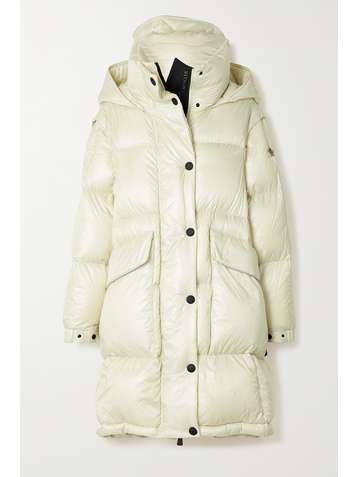MONCLER GRENOBLE Entreves oversized convertible hooded quilted glossed-shell down coat