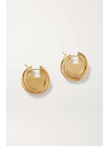 BOTTEGA VENETA Boucles d'oreilles dorées