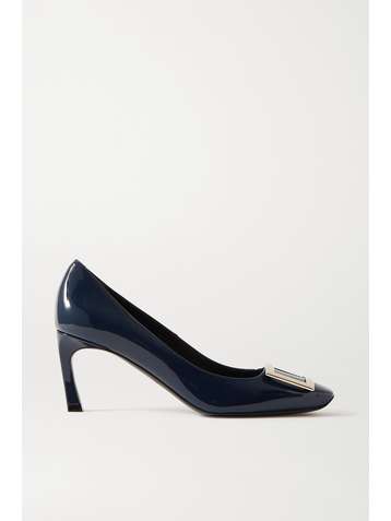 ROGER VIVIER Belle Vivier Trompette patent-leather pumps