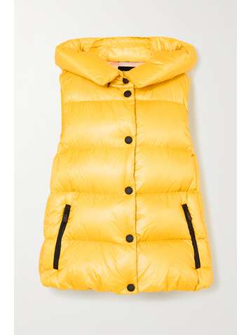 MONCLER GRENOBLE Resy hooded quilted shell down vest