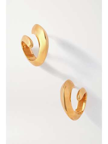 BOTTEGA VENETA Boucles d'oreilles en plaqué or