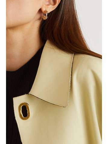 BOTTEGA VENETA Boucles d'oreilles en métal doré