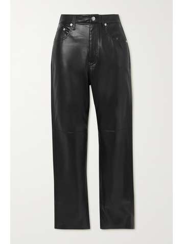 NANUSHKA Pantalon raccourci en cuir vegan Vinni