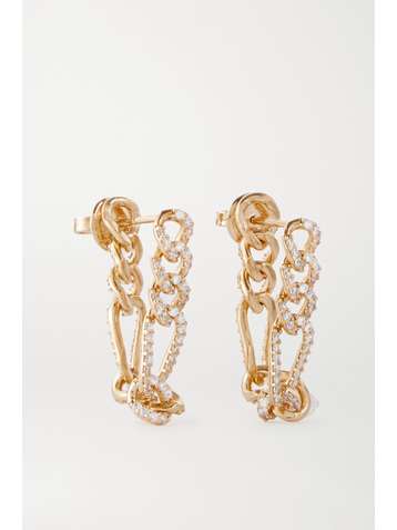 BOTTEGA VENETA Boucles d'oreilles dorées