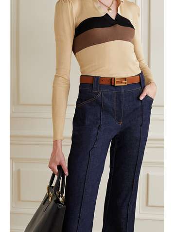 FENDI Reversible leather belt