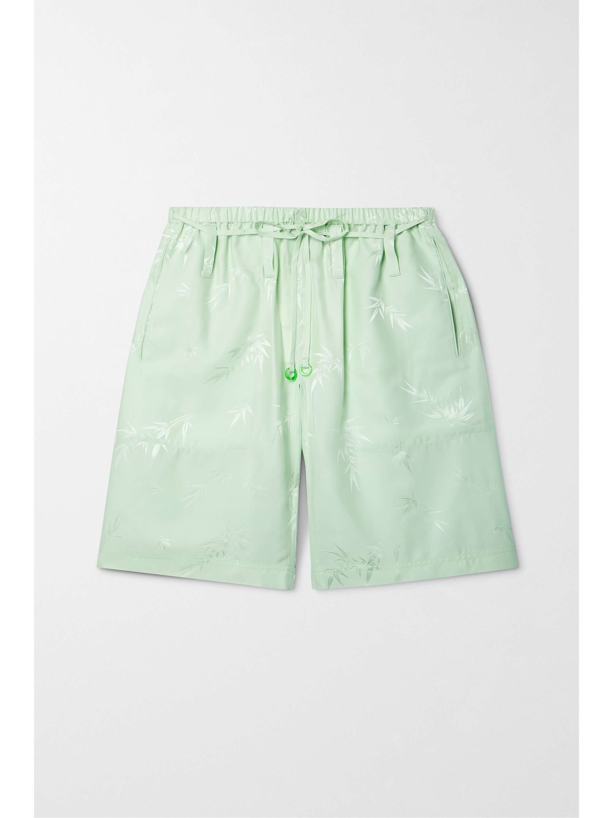 Mint Satin-jacquard shorts | ALEXANDER 