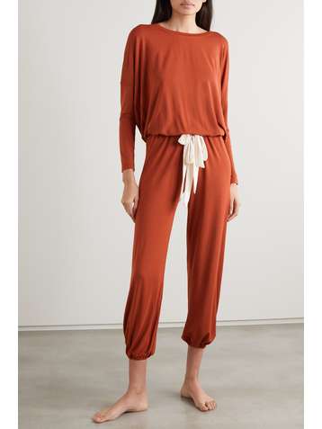 EBERJEY Gisele stretch-modal pajama set